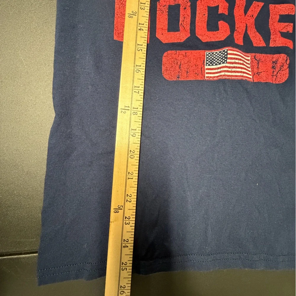 Blue 84 USA Hockey Navy and Red T-Shirt